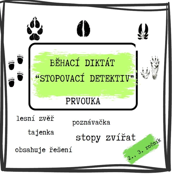Prvouka - stopy (detektiv)