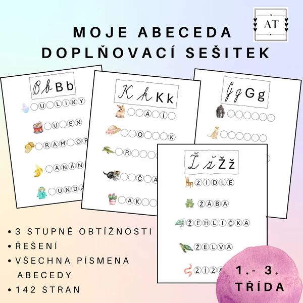 Moje abeceda - doplňovací sešitek