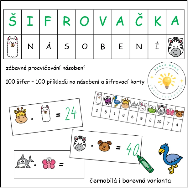 ŠIFROVAČKA - násobení