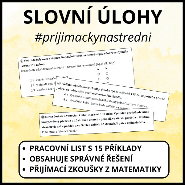 Slovní úlohy