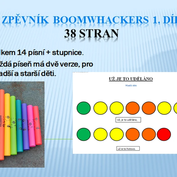 Zpěvník Boomwhackers 1. díl