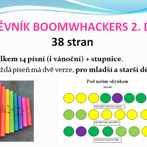 Zpěvník Boomwhackers 2. díl