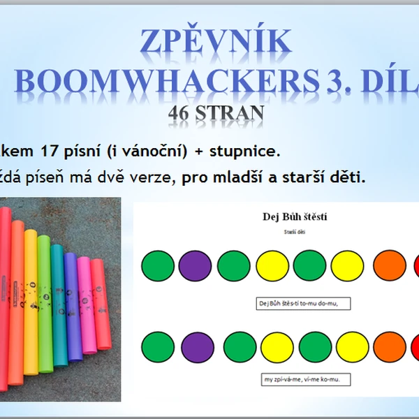 Zpěvník Boomwhackers 3. díl