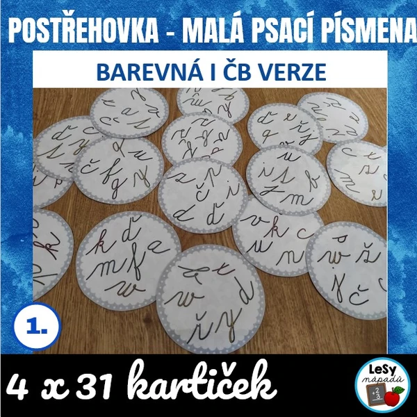 Postřehovka - malá psací písmena