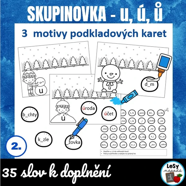 Skupinovka u, ú, ů
