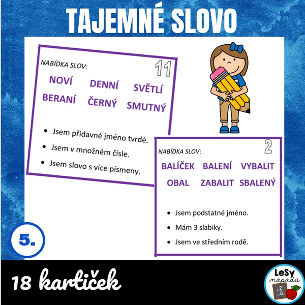 Tajemné slovo - 5. ročník