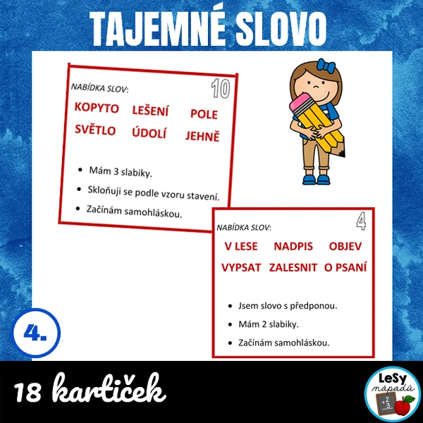 Tajemné slovo - 4. ročník