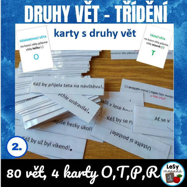 Druhy vět - třídění