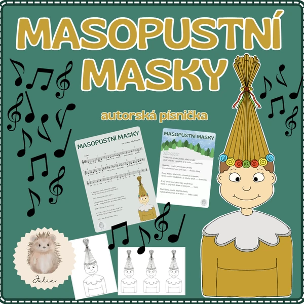 MASOPUSTNÍ MASKY - autorská písnička