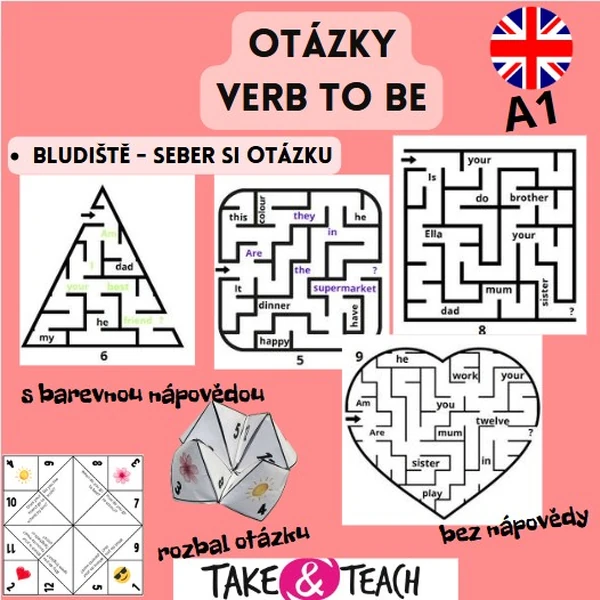SLOVESO BÝT - VERB TO BE - otázky present simple