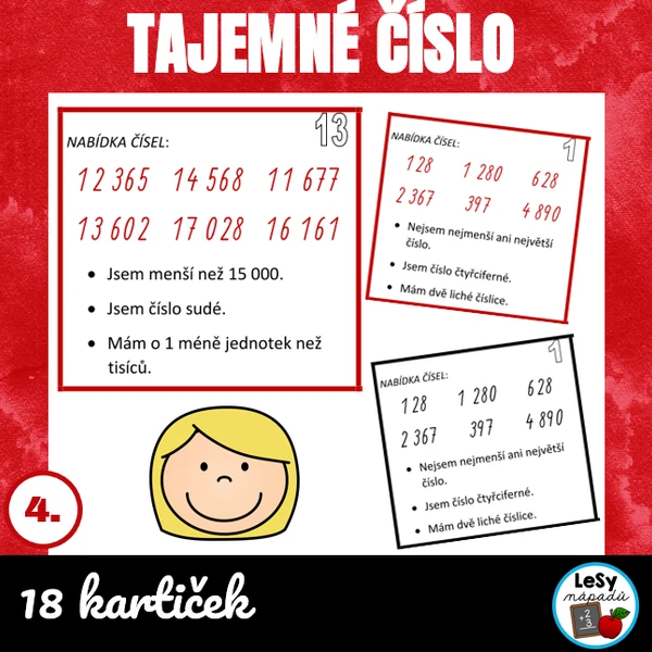 Tajemné číslo - 4. ročník