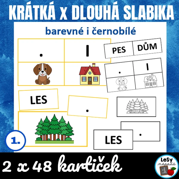 Jednoslabičná slova - co slyšíme krátce x dlouze
