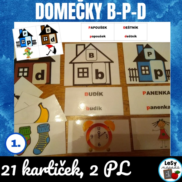 Domečky B- P - D