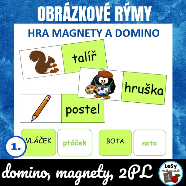 hrajeme si s rýmy - domino