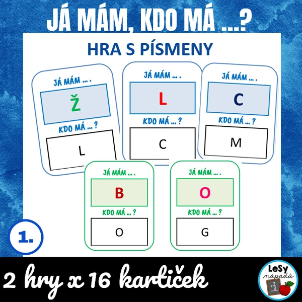 Já mám, kdo má s písmeny
