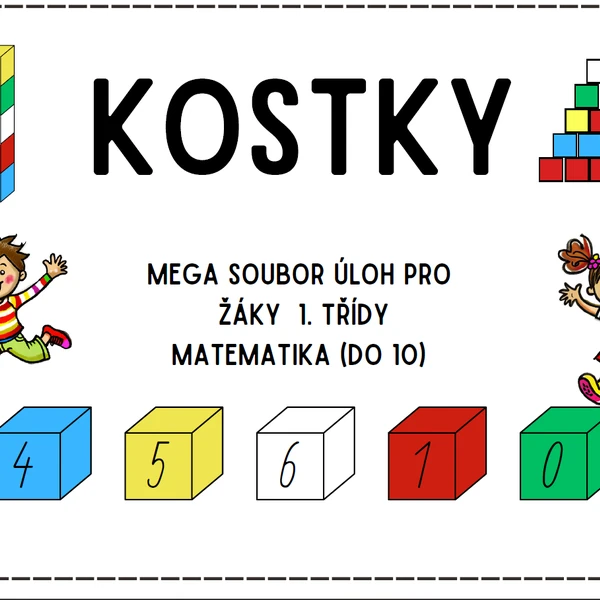 Kostky - soubor aktivit sčítání a odčítání do 10 