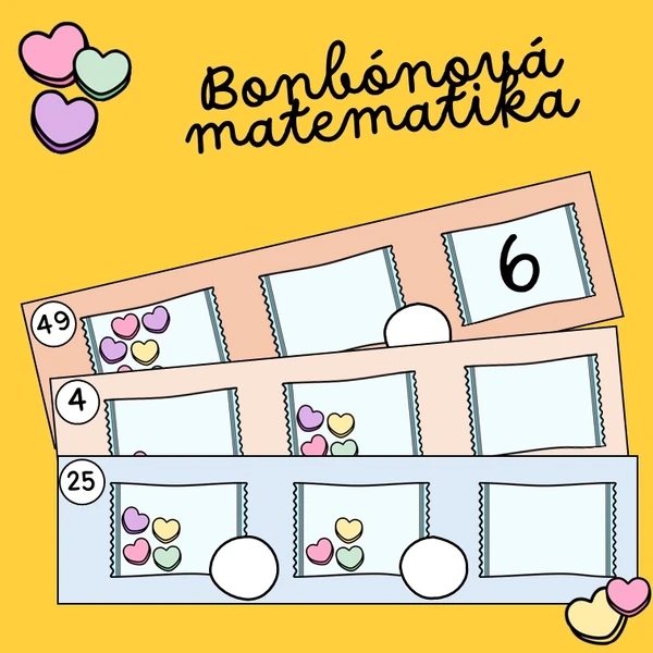 Bonbónová matematika - sčítání do 10