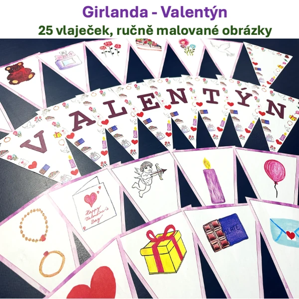 Girlanda - Valentýn