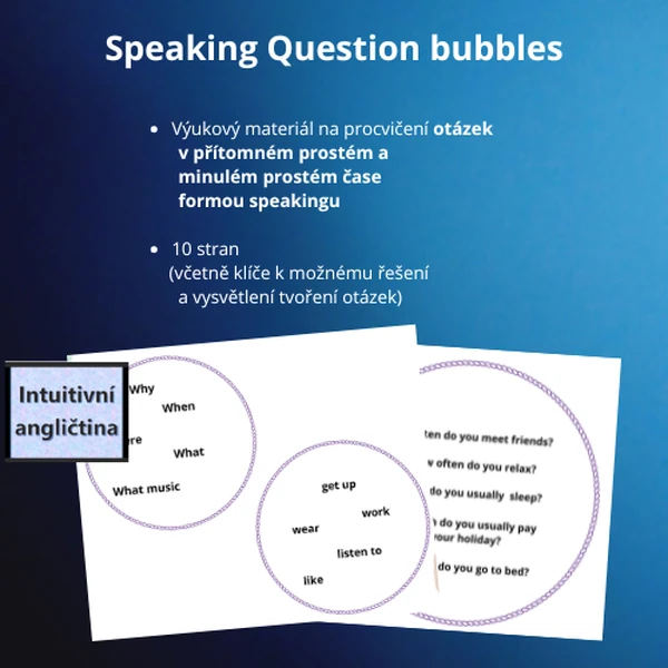 Speaking Question bubbles