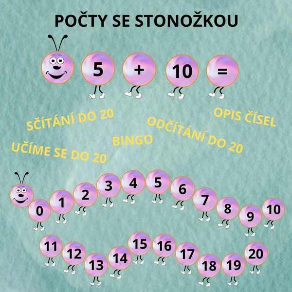počty se stonožkou