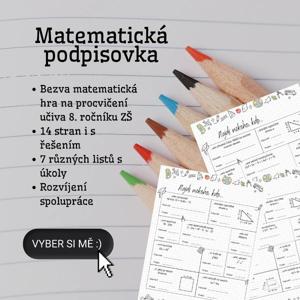 Matematická podpisovka 8.tř.