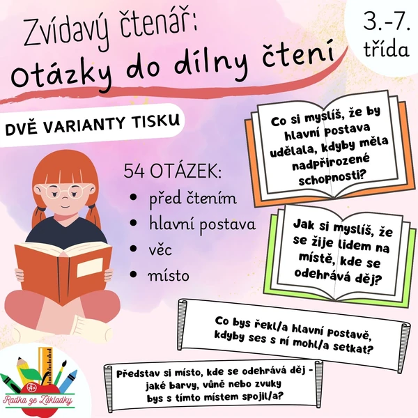Zvídavý čtenář: Otázky do dílny čtení