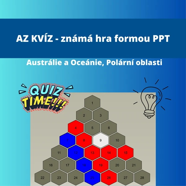 AZ kvíz (ppt) - Austrálie a Oceánie, Polární oblasti