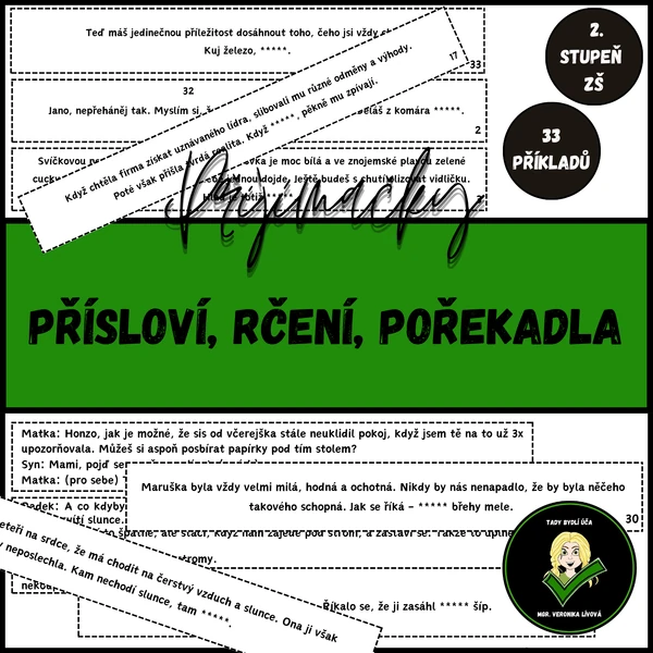 Přísloví, rčení, pořekadla