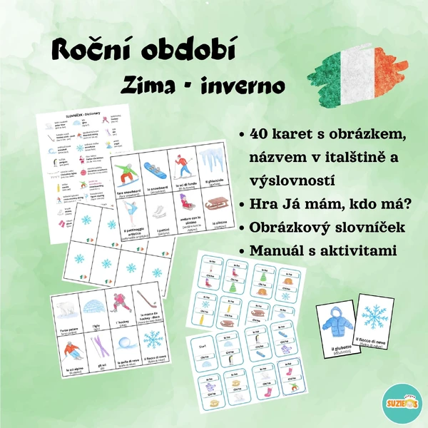 Roční období zima - inverno
