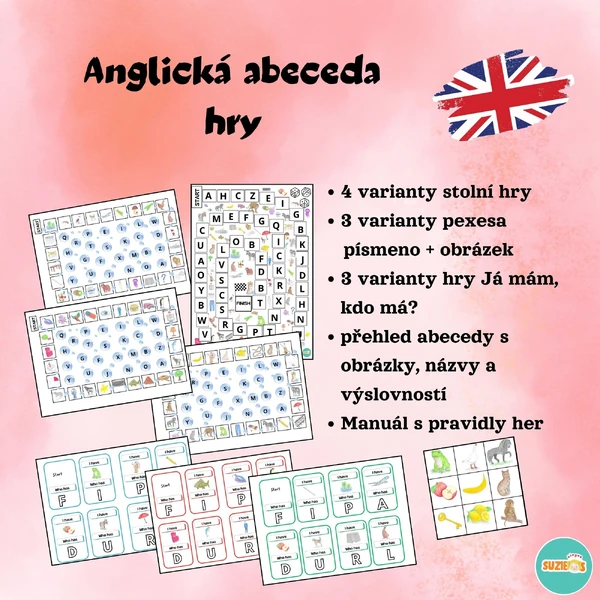Anglická abeceda - hry