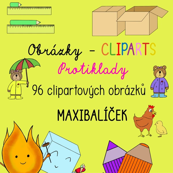Cliparts PROTIKLADY - Antonyma