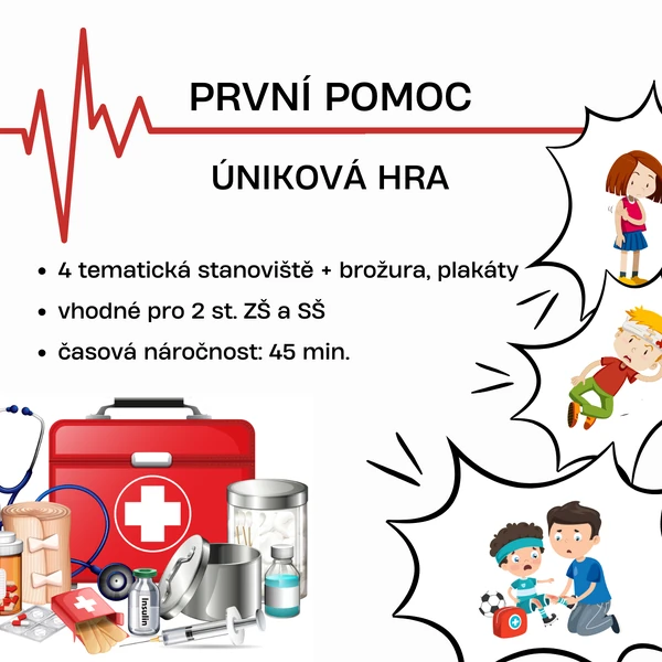 Úniková hra - PRVNÍ POMOC