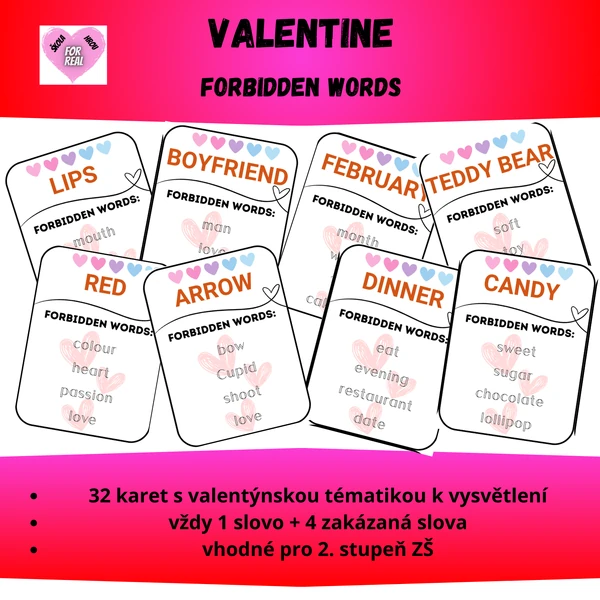 Valentine - forbidden words