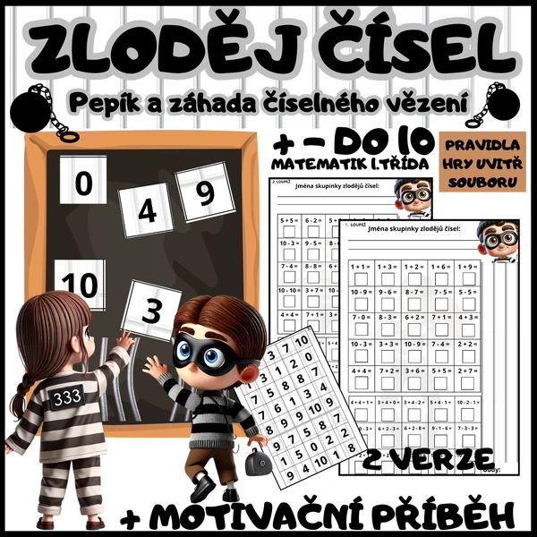 🔒 Zloděj - ZÁCHRANA ČÍSEL Z VĚZENÍ. 1. TŘÍDA 🔒