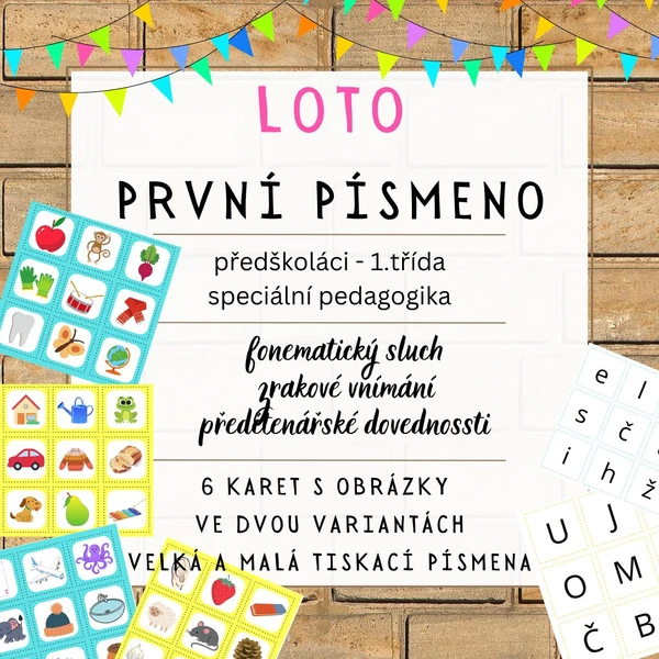 LOTO - první písmeno/hláska
