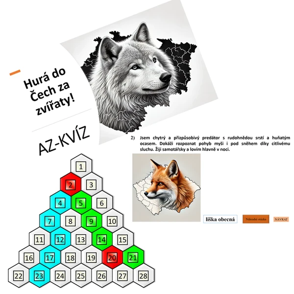AZ KVÍZ: Hurá do Čech za zvířaty!
