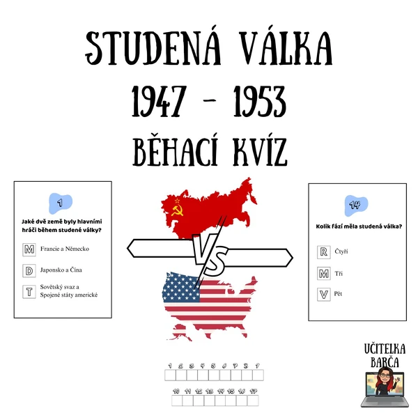 Běhací kvíz - Studená válka 1947-1953