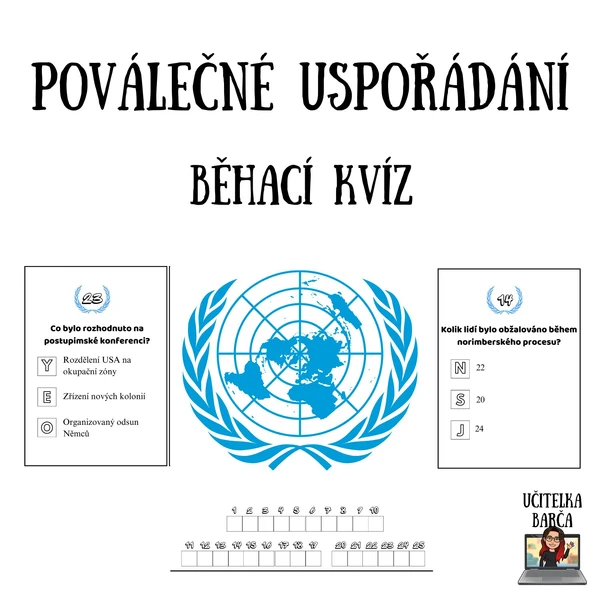 Běhací kvíz - poválečné uspořádání