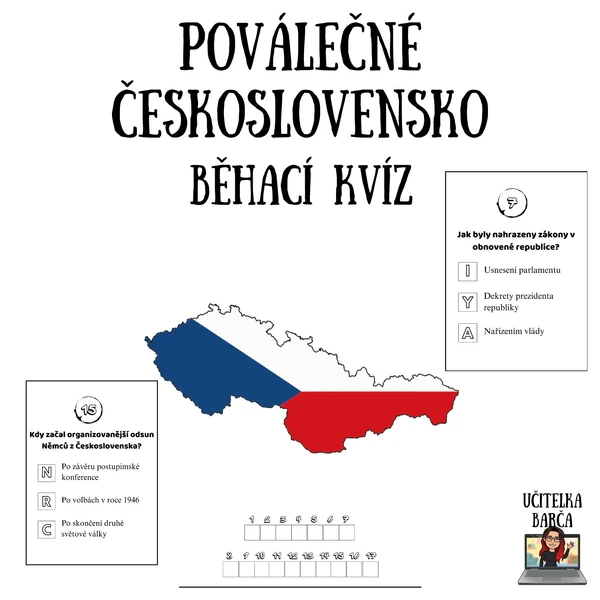 Běhací kvíz - poválečné Československo