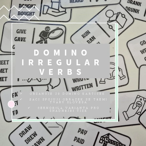Irregular verbs - domino