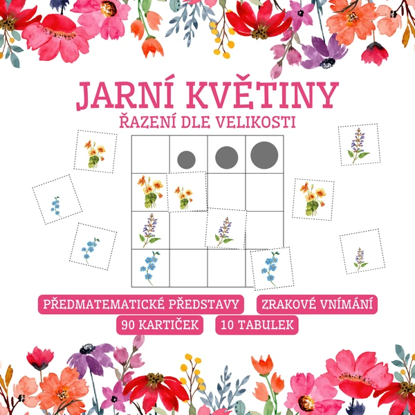 JARNÍ KVĚTINY - řazení dle velikosti