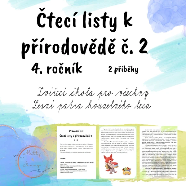 Přírodověda 4 - čtecí listy 2