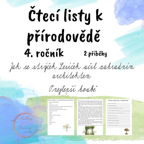 Přírodověda 4 - čtecí listy 1