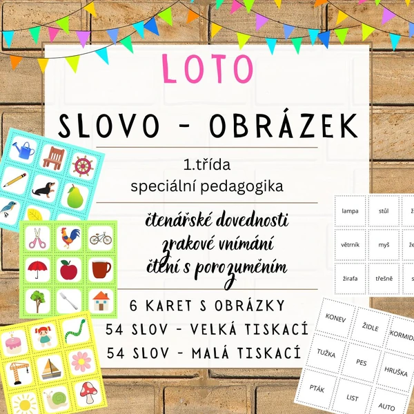 LOTO - slovo - obrázek