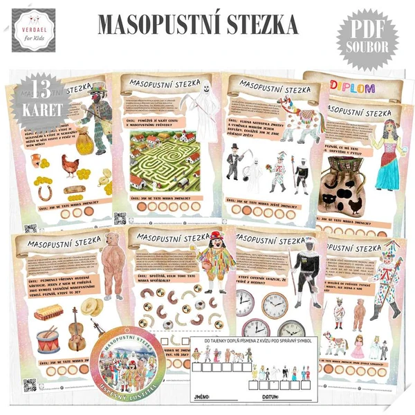 MASOPUSTNÍ STEZKA PRO MENŠÍ DĚTI