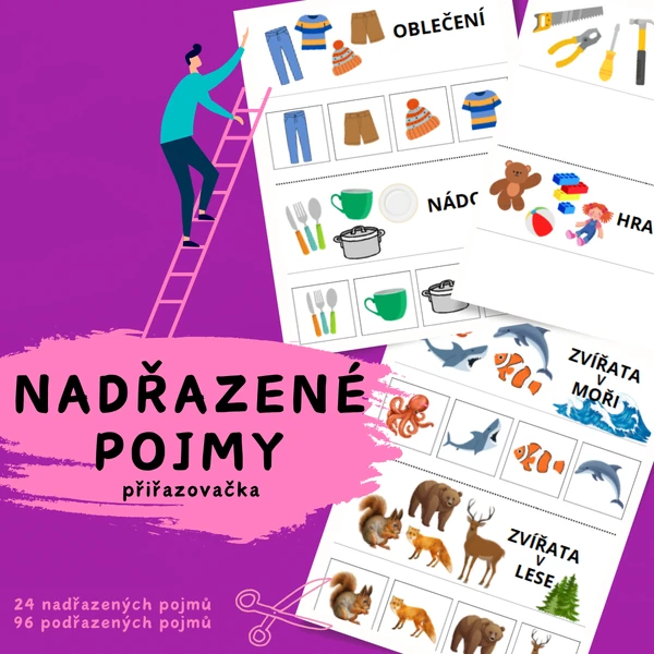 Nadřazené pojmy - přiřazovačka