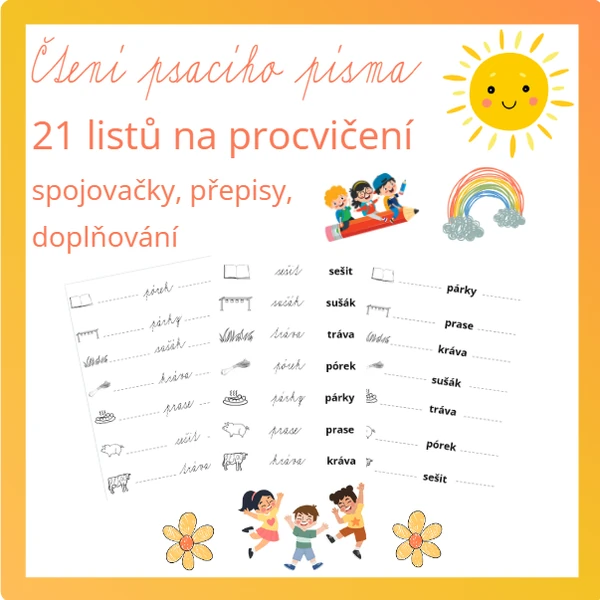 Učíme se číst a psát psacím a tiskacím písmem