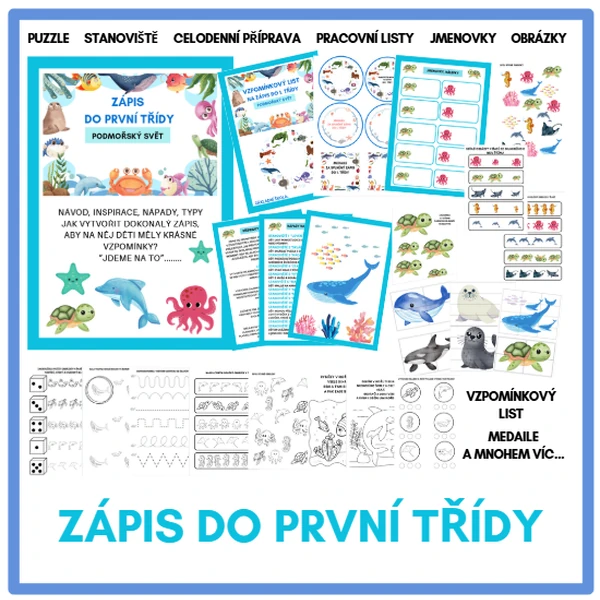 Zápis do první třídy: Podmořský svět