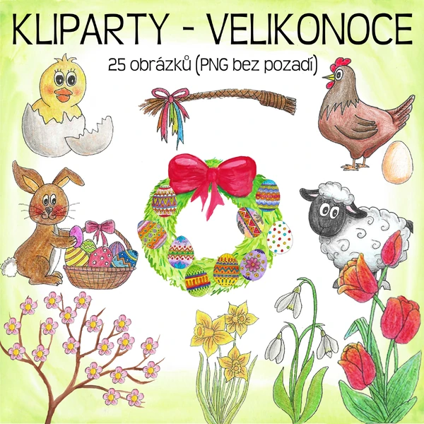 KLIPART - VELIKONOCE, JARO
