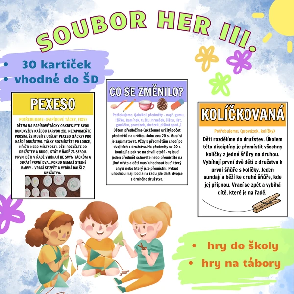 SOUBOR HER III. - 30 kartiček